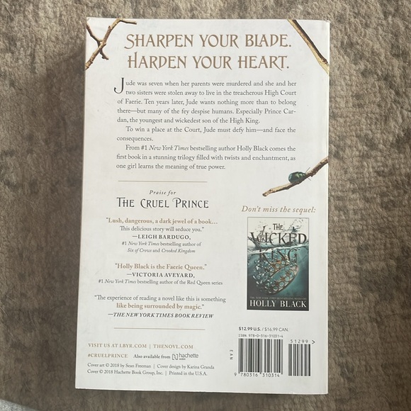 📚 3/20$ 📚 The Cruel Prince - Holly Black - Picture 2 of 4